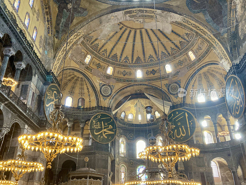 Turkey- İstanbul- Hagia Sophia Mosque - inside